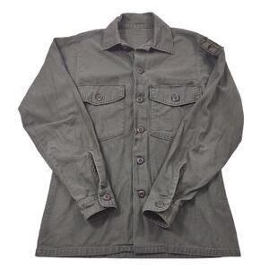 Vintage Vietnam Era OG 07 Utility Shirt, Sateen, 172nd Inf